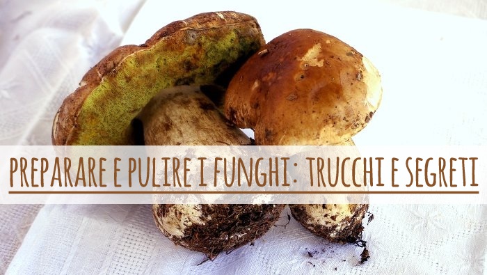 come pulire i funghi