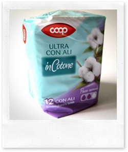 Recensione buoni prodotti: Assorbenti in cotone Coop