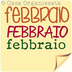 Almanacco di Febbraio per la casa