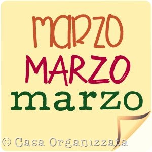 Almanacco di Marzo per la casa