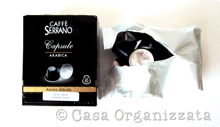 Recensione buoni prodotti: capsule caffè Serrano