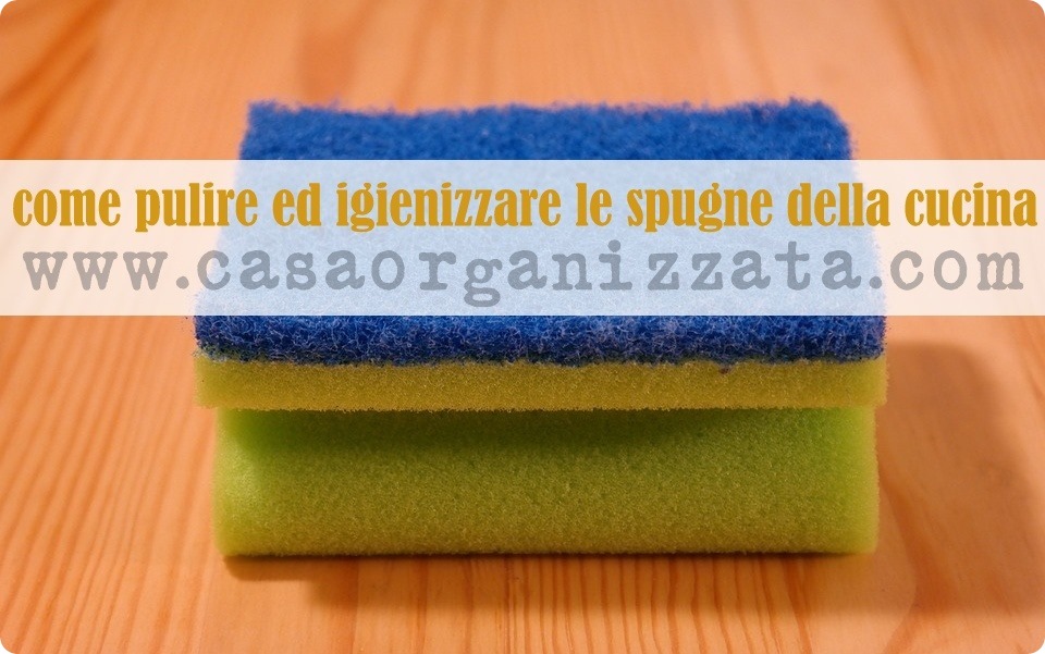 Igiene domestica Come disinfettare e igienizzare le spugne della cucina