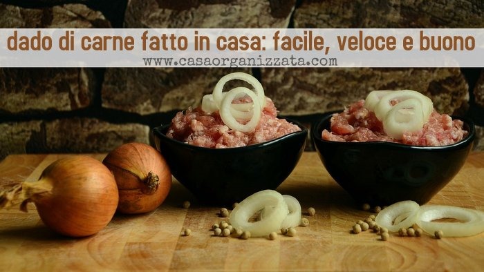 dado di carne fatto in casa - ricetta facile, veloce e buona