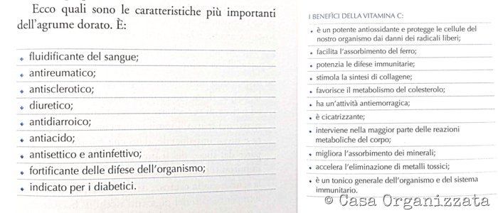 prorpietà del limone e benevici della vitamina C