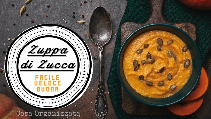 ricetta facile vellutata di zucca