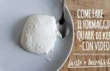 Kefir di latte come fare il formaggio quark crudo con il kefir