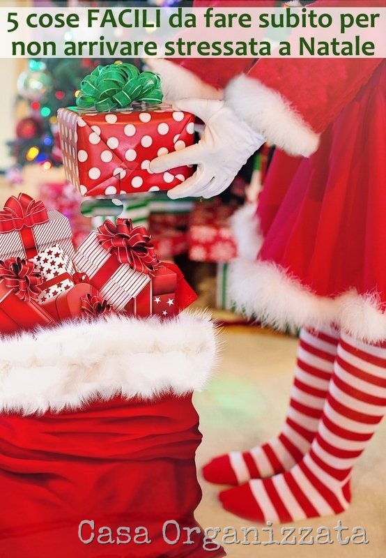 5 cose facili da fare per non arrivare stressata a Natale