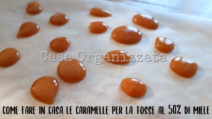 Caramelle per la tosse 50% miele fatte in casa - la ricetta facile