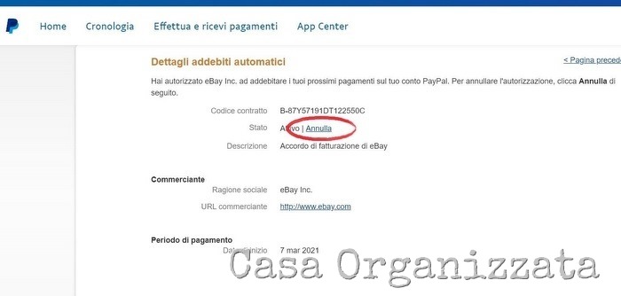 Come disattivare i pagamenti automatici in paypal_