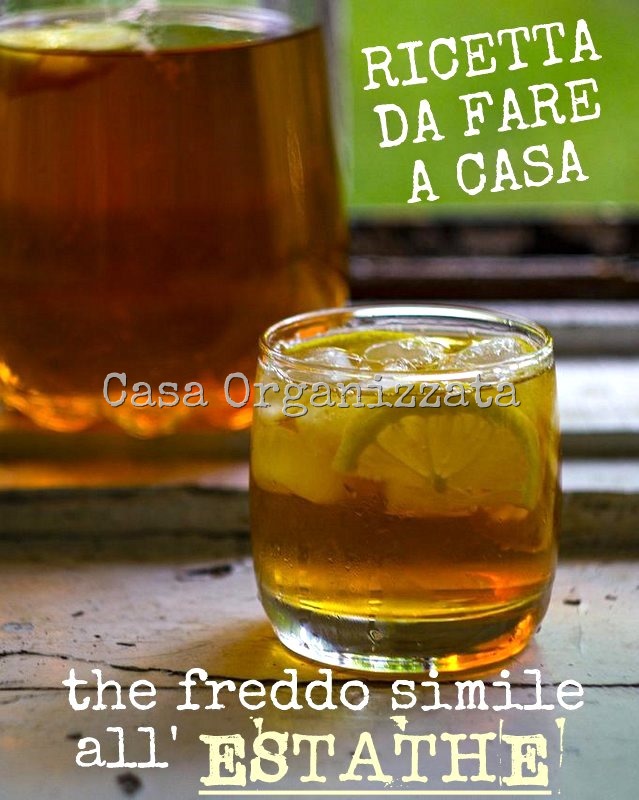 Tè freddo simile a ESTATHE ricetta da fare a casa - solo 3 ingredienti facili