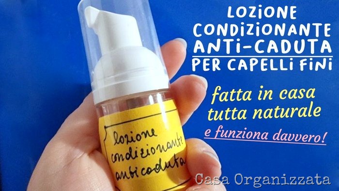 Lozione condizionante naturale anticaduta con SOLI 2 INGREDIENTI